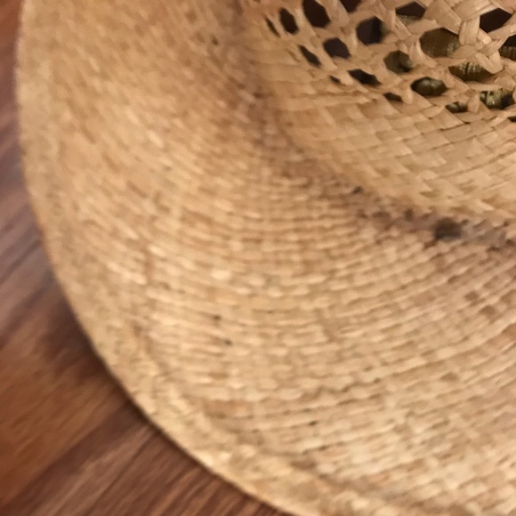 Shady Brady Cowgirl Hat Straw Rattan - Picture 4 of 6